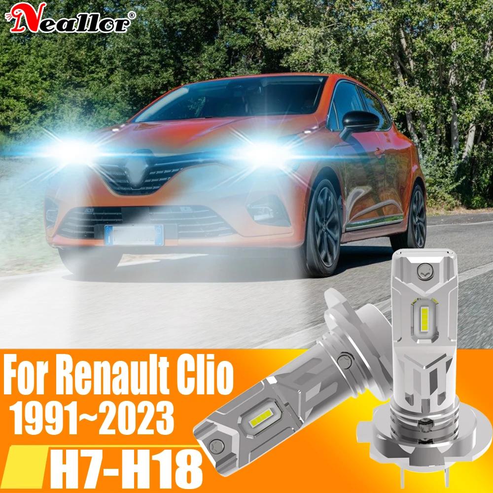 Renault Clio 1991  2023  2x  LED Ʈ Canbus, H7 ڵ ,  , 6000K ,  ̿ , 12V, 55W